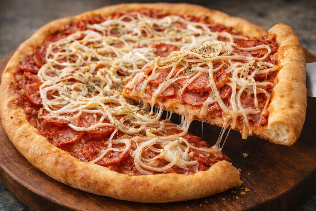 Pizza de calabresa — depois da edição (aparência real)